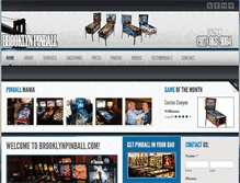 Tablet Screenshot of brooklynpinball.com
